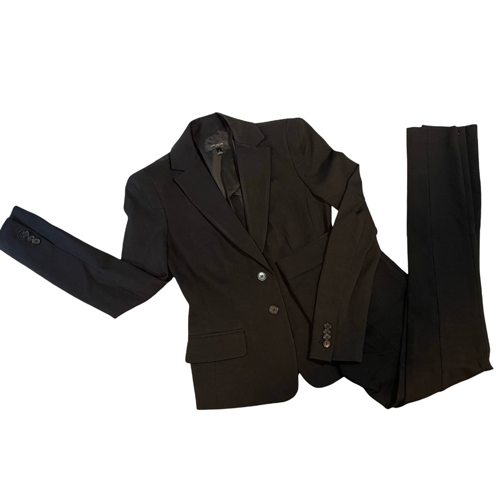 Ann Taylor Black Women's Two-Piece Suit Blazer and Pants